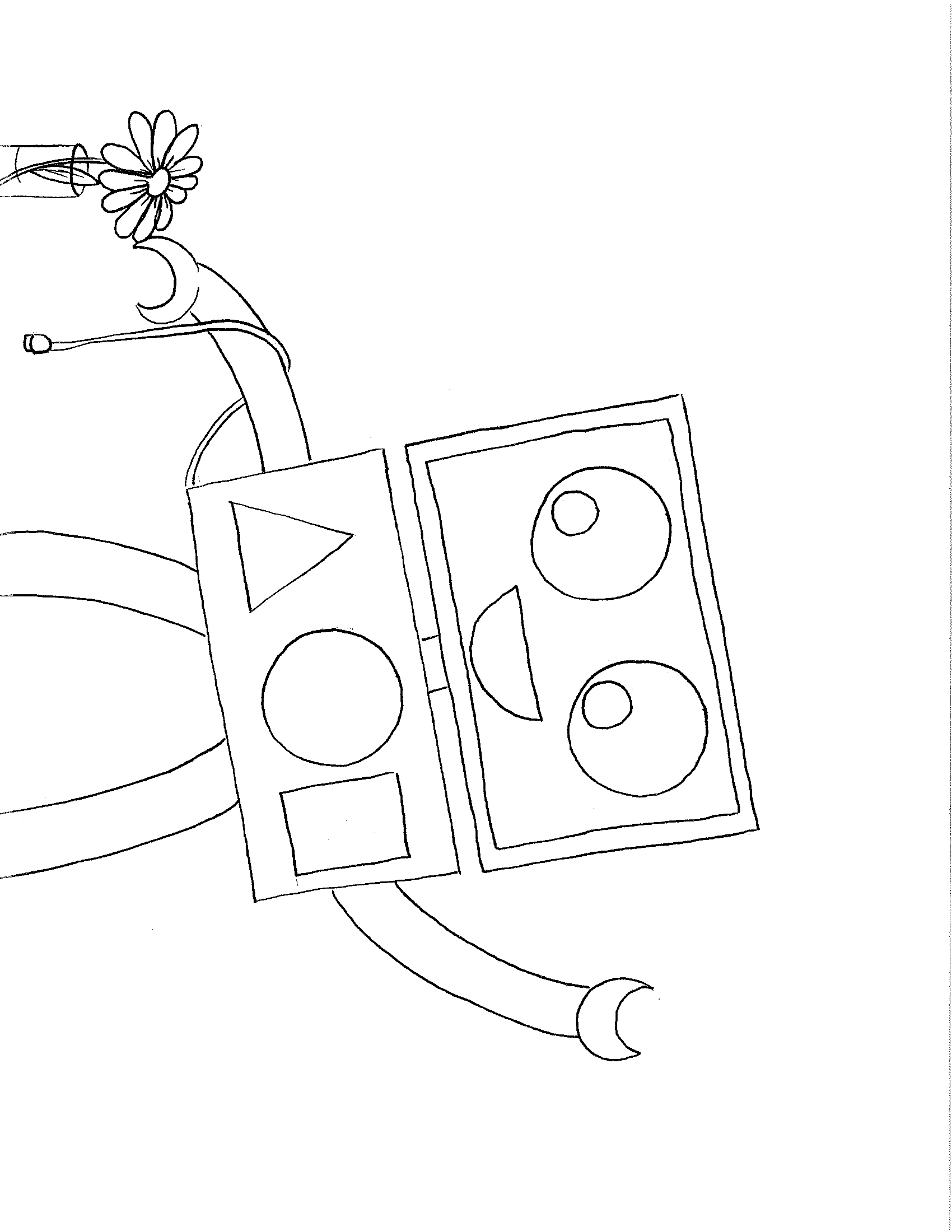 Unplugged colouring pages