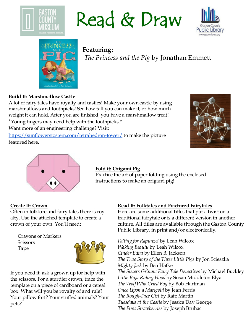 princess and the pig activity